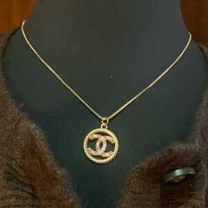 Repurposed Chanel Zipper Pull Necklace